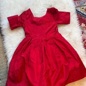 Janie and Jack Red Kids Dress